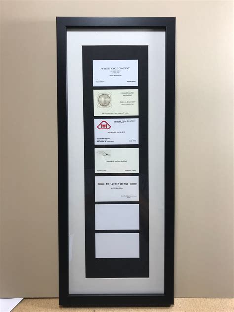 business card display frame